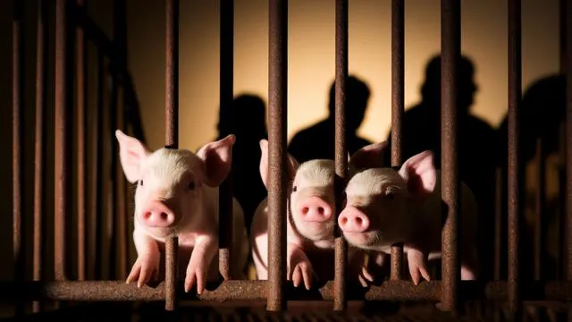 Shocking Art Exhibit: Starving Piglets Spark Global Debate