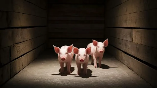 Shocking Art Installation: Starving Piglets Spark Global Debate
